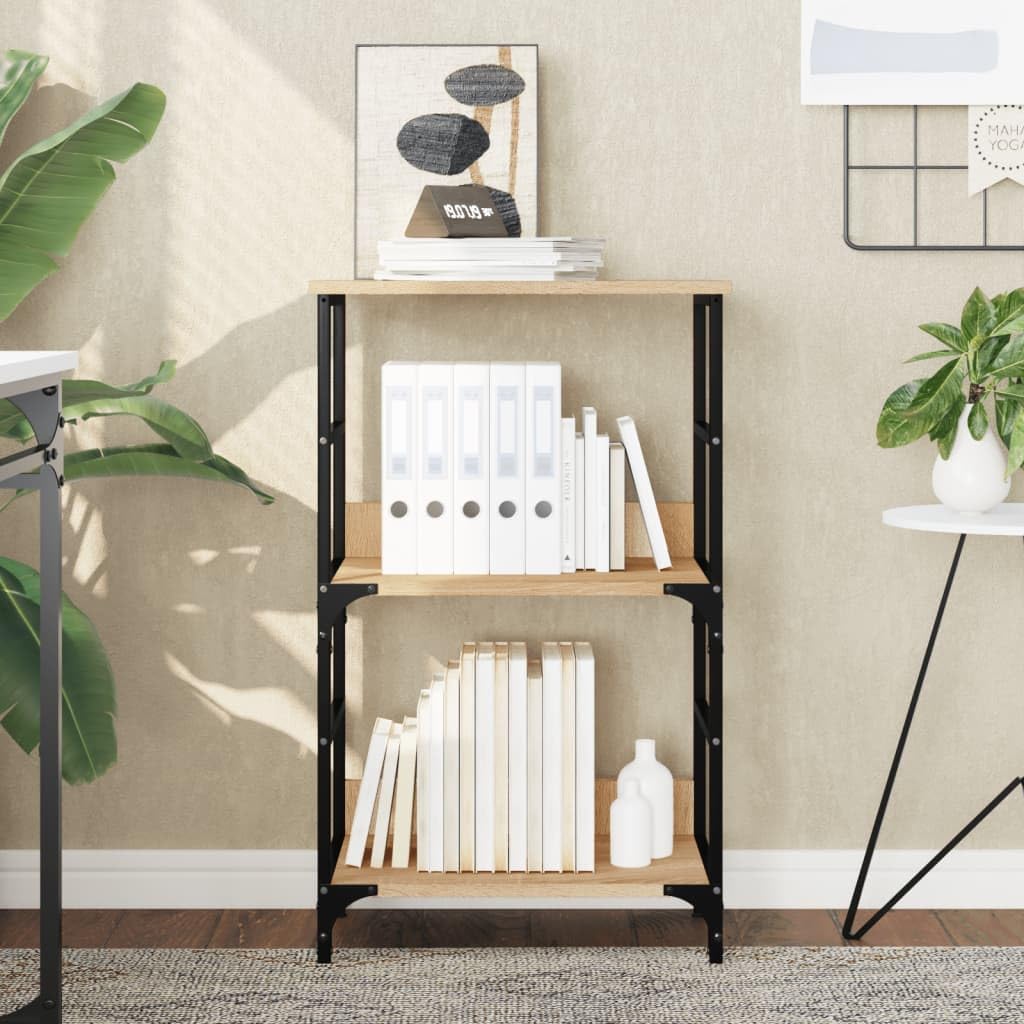vidaXL Bibliothèque chêne Sonoma 50x33x82 cm Bois d'ingénierie