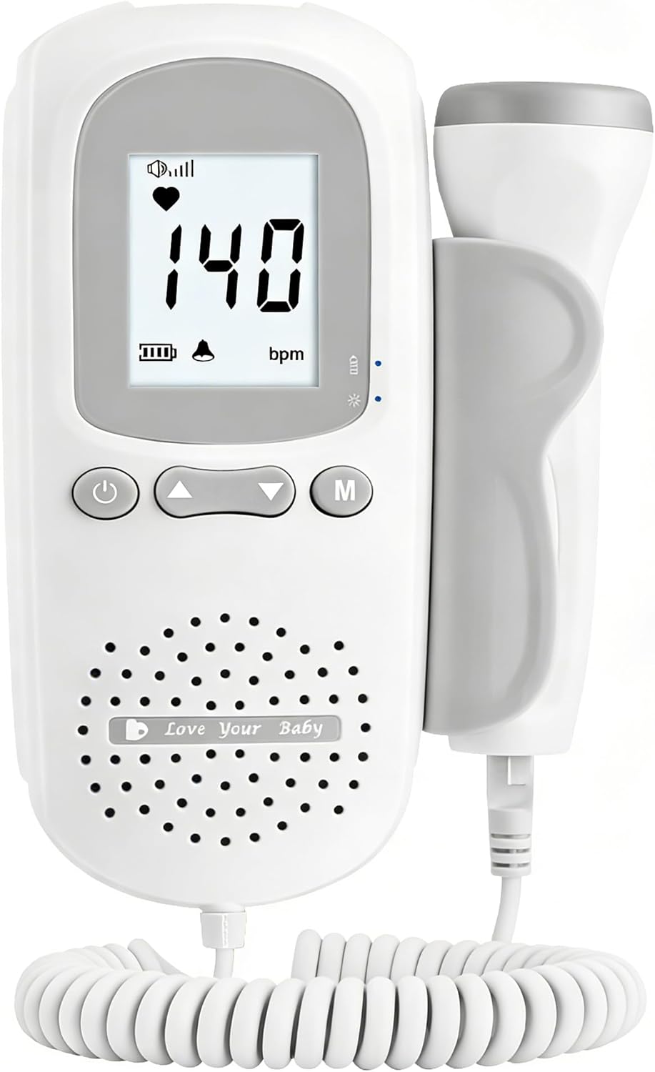 Multi DOPPLEX II/FETAL DOPPLEX II, Ultrasonic Fetal Doppler, OTC, Detect & Display Fetal Heart Rate, FDA Certification