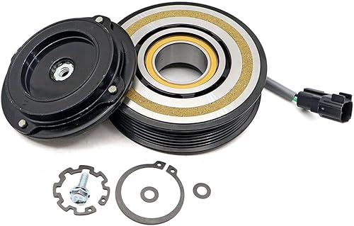 Miniatura 7 de Kit de embrague de compresor de AC, kit de ensamblaje de aceite de embrague de compresor de CA, repuesto para Ford Explorer 2011-2015 motor de 3.5