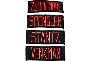 Embroidered Ghostbusters Name Patches