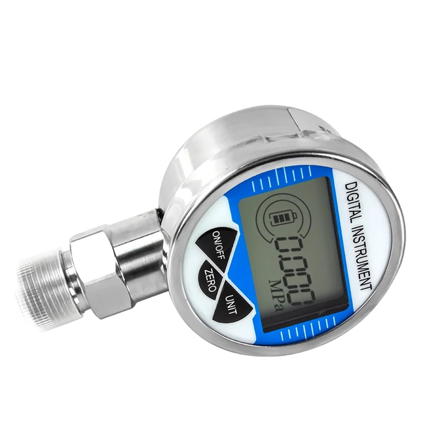 1 szt. manometr na baterie, 0-10 MPa, 0-20 MPa, 0-30 MPa, radialny, cyfrowy manometr ciśnieniomierz, 60 mm, elektryczny ciśnieniomierz kontaktowy (NPT1-4,0-5 Mpa)