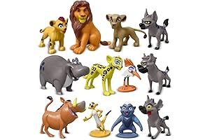12-Piece Mini Lion Guard Animal Action Figures for Kids
