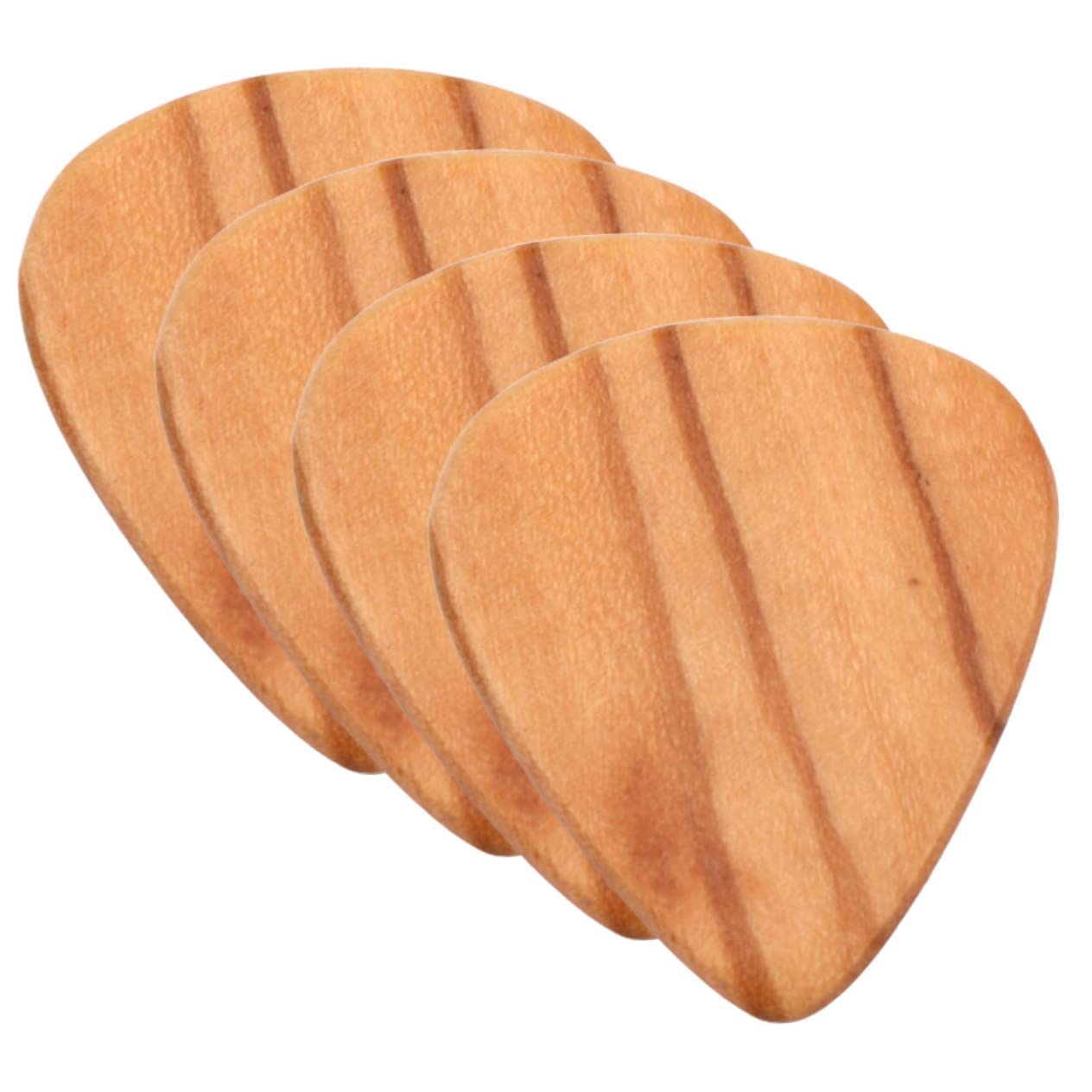 Toyvian 16stücke Olivenholz Gitarrenplektren Leichte Langlebige Plektren Für Akustik Gitarre Ergonomisches Design Für Perfekten Halt Für Gitarristen Und Musikliebhaber Hochwertige
