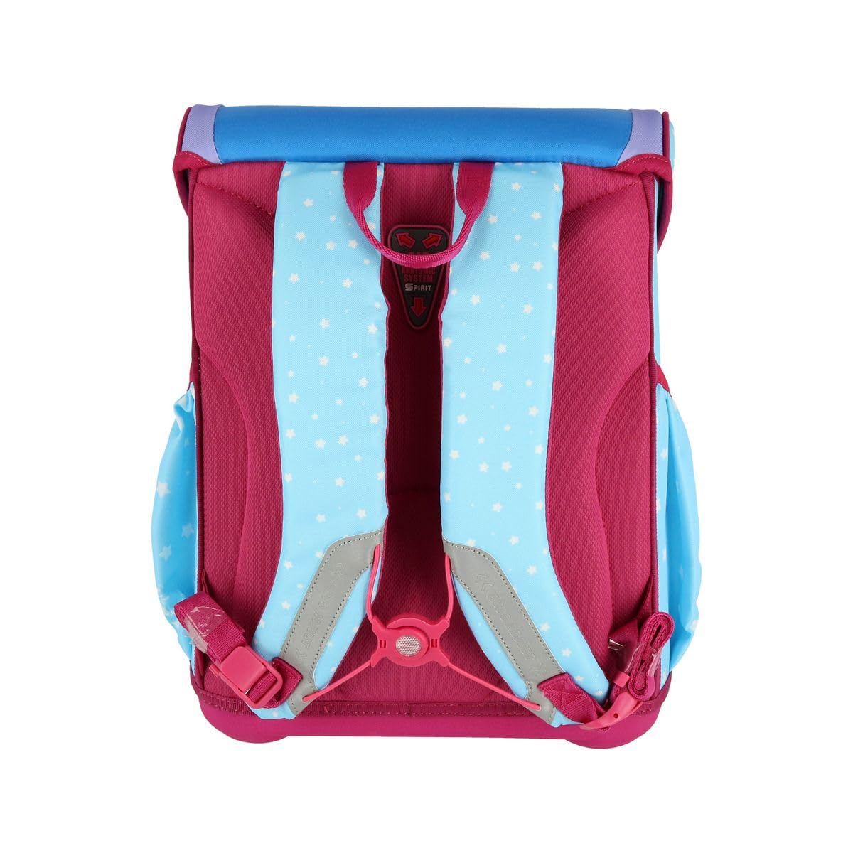 itenga Grundschul Ranzen Set COOL - Schulranzen Set 4 teilig für Jungen und Mädchen mit Mäppchen Faulenzer Turnbeutel (Fee)
