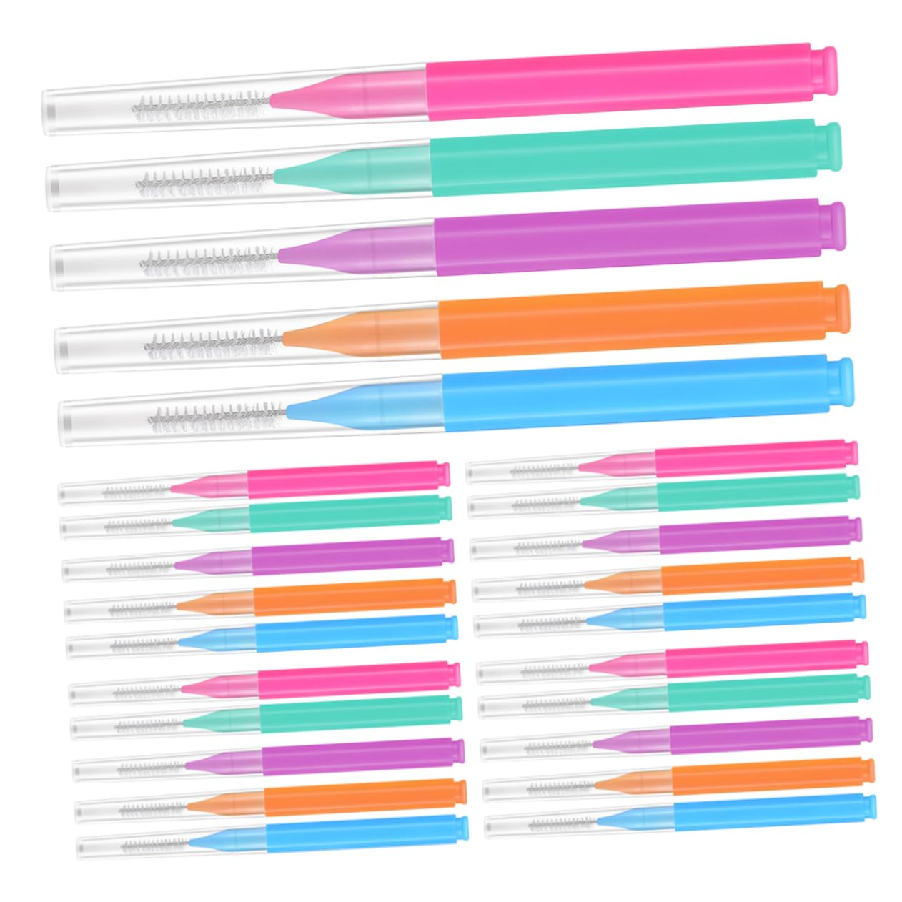 SOLUSTRE 250piezas Cepillos Interdentales De Limpieza Oral Efectiva y Difíciles Para Dentaduras y Brackets