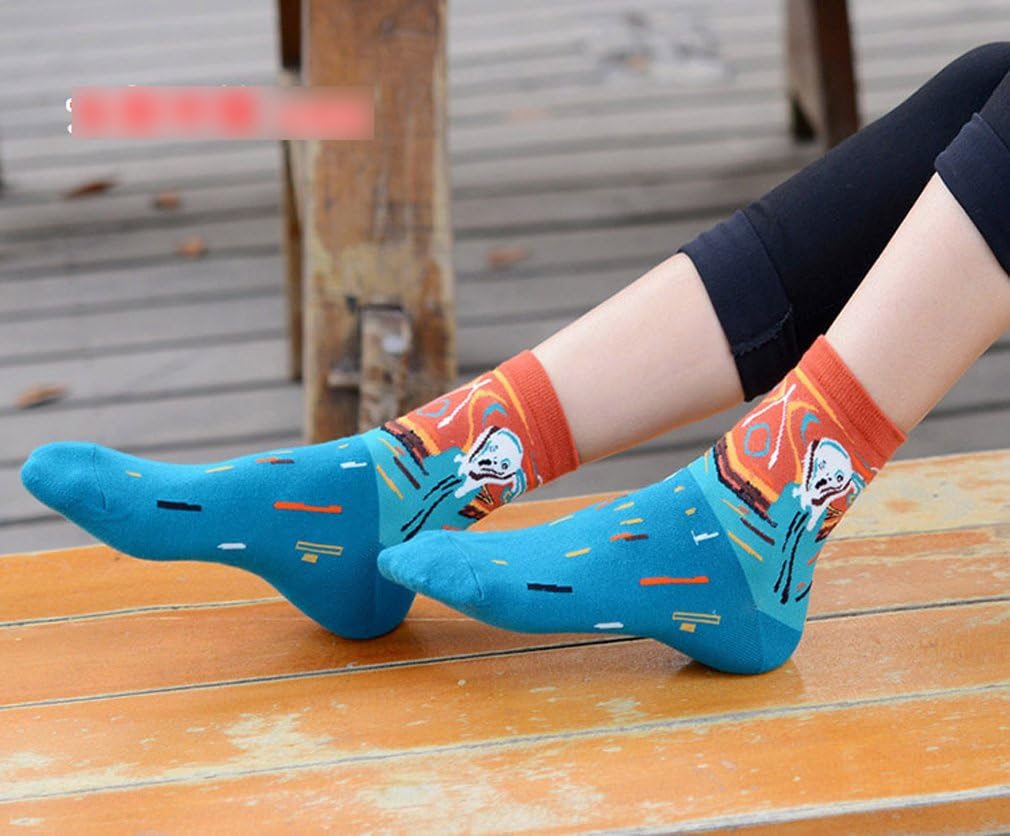 Women's 4/5 Packs Animal Dress Cotton Crew Novelty Socks - Image 2