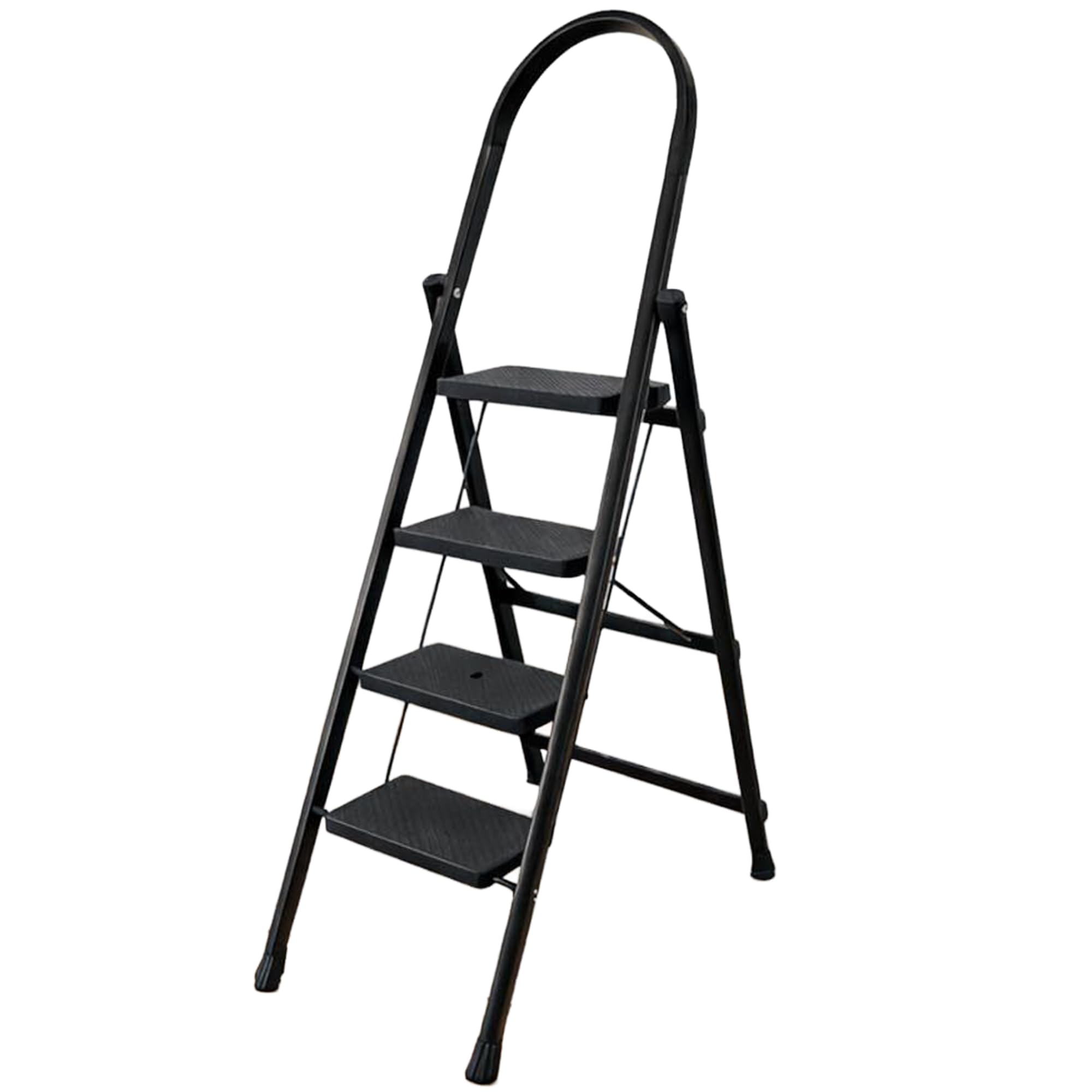HOUZA Steel Ladder for Home 7 Steps Foldable with Anti-Skid Wide Steps (30cm x 20cm) | 7 Step Ladder for Home Use with D-Shape Rods | Secure Lock | 150 Kg Capacity Folding Ladder | 5 Year Warranty — Amazon image 20