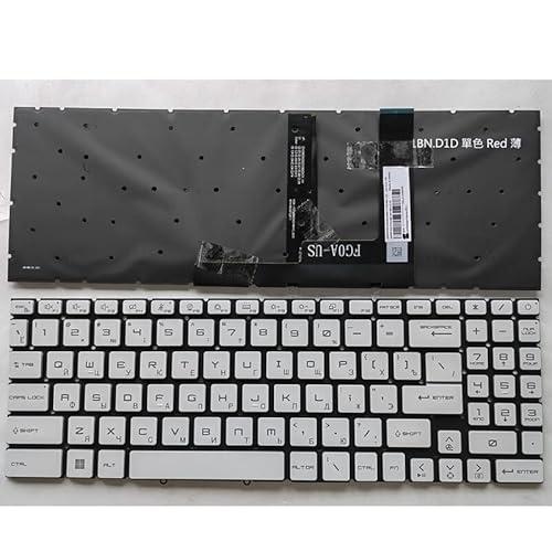 RU/US L[{[h MSI GS76 XeX 11ue 11ug 11uh MS-17M1 GF76 MS-17L1 GF66 GL66 MS-1581 MS-1582 GE76 MS-17K3 [tȒPn (Color : RU backl