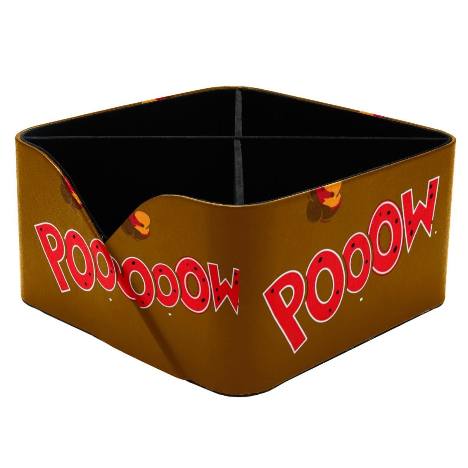 Porte-stylos rectangulaire rouge pour ranger crayons et pinceaux