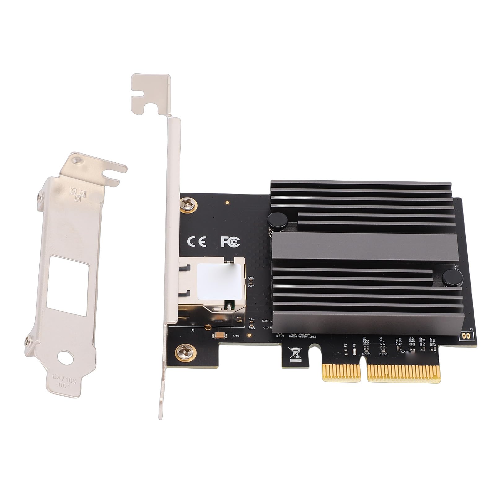 FILFEEL Kabelgebundene 10G-Ethernet-Karte mit AQC113C-Controller – PCIe X4 10/100/1000M/2,5G/5G/10G RJ45-Adapter mit PXE-Boot-Unterstützung für Desktop-Server-NAS-Software-Router