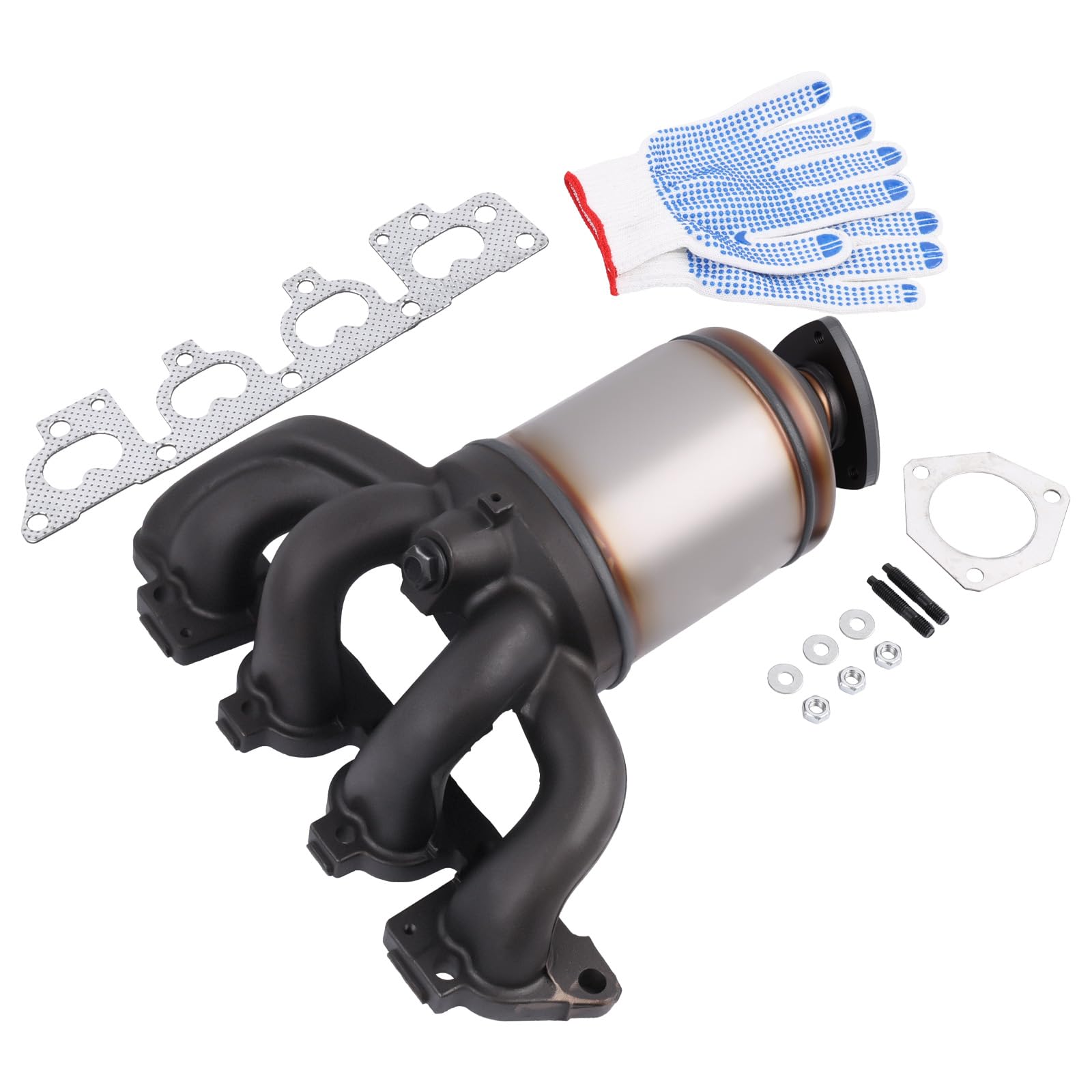 Catalizzatore Flydida benzina con accessori Adatto per Astra G 1.4 1.6 Corsa C 1.4 2000-2009 Meriva A 1.6 2003-2010 Vectra B Zafira A Codice articolo 13105075 13106575 850294 9229756 5849007