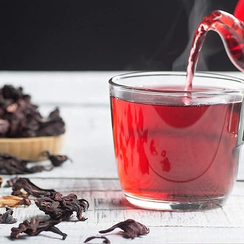 Miniatura 4 de Flores secas de hibisco de 8 onzas, perfectas para té y agua fresca mexicana, flor de Jamaica, flores enteras y pétalos de 1400s Spices