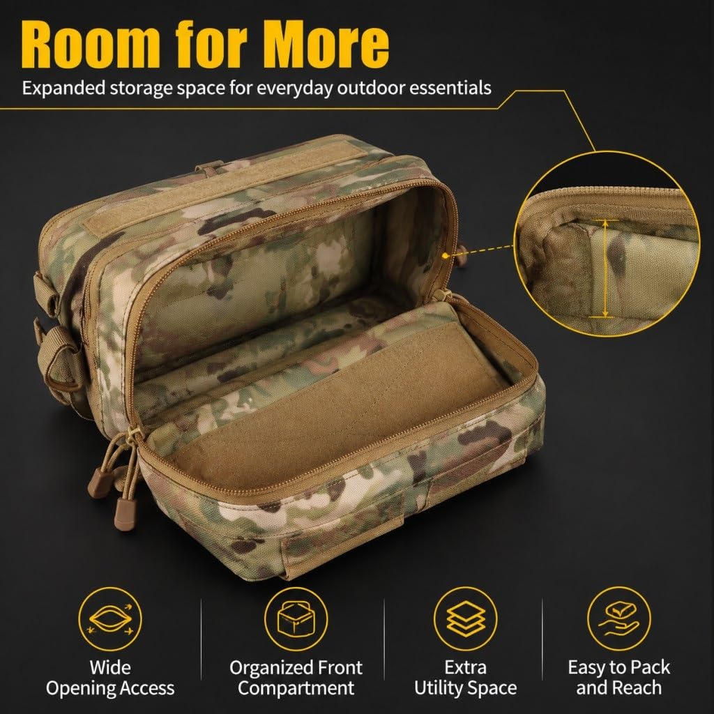 Kamizelka Taktyczna JPC 2.0 Panel Tylny Etui MOLLE, Modułowy Organizer O Dużej Pojemności Do Polowania Na Świeżym Powietrzu Airsoft