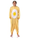 Care Bears Adult Kigurumi Union Suit Funshine Bear Costume Pajama Outfit (Small/Medium) Yellow