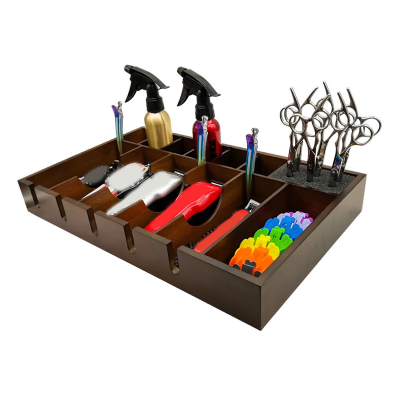 PLAFOPE Hair Clipper Holder Tray Hair Cutter Stand Anti-slip Base Grooming Tool Storage Salon Accessory