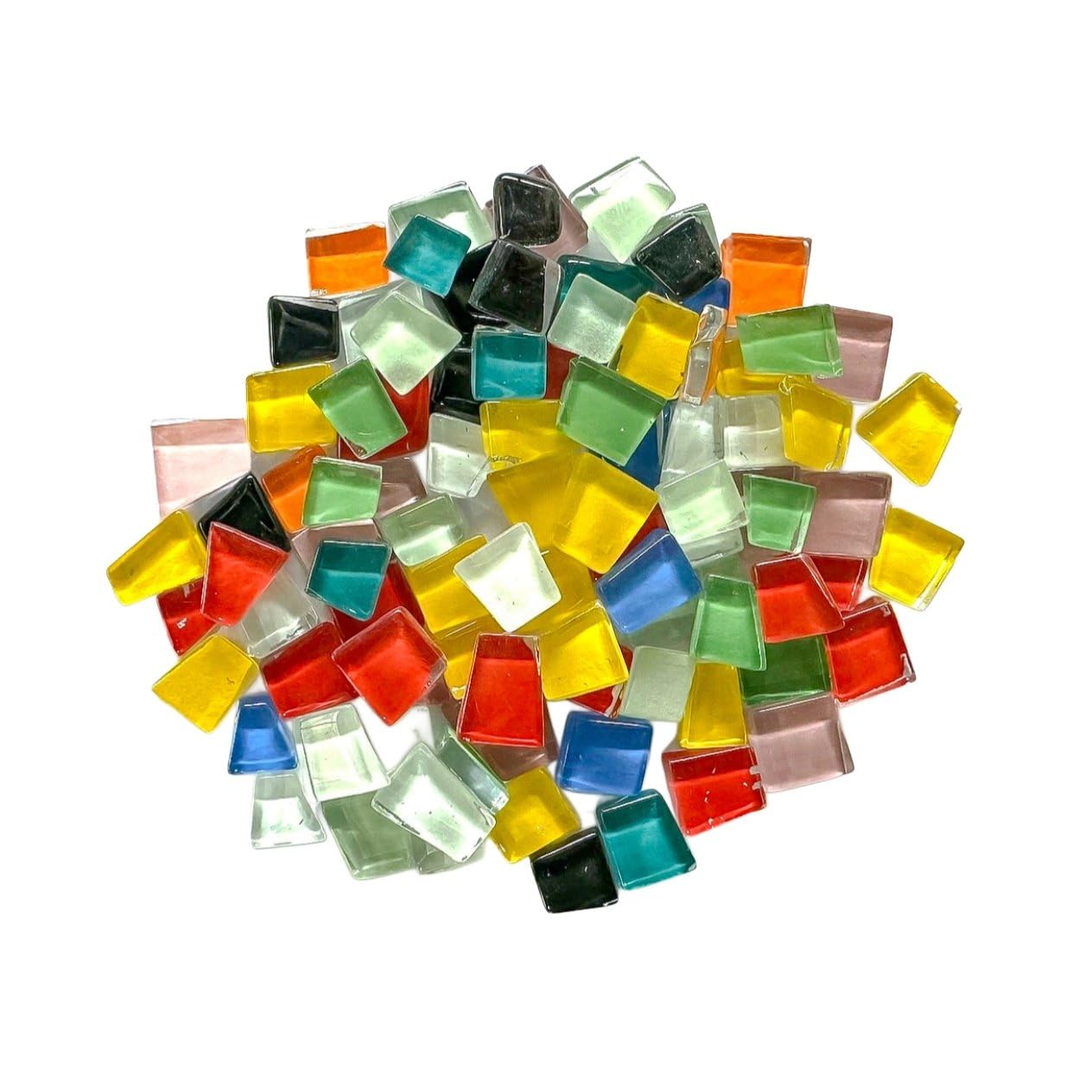 Pre-Cut Glass Mosaics Multicolour 1 Kg Economy Pack