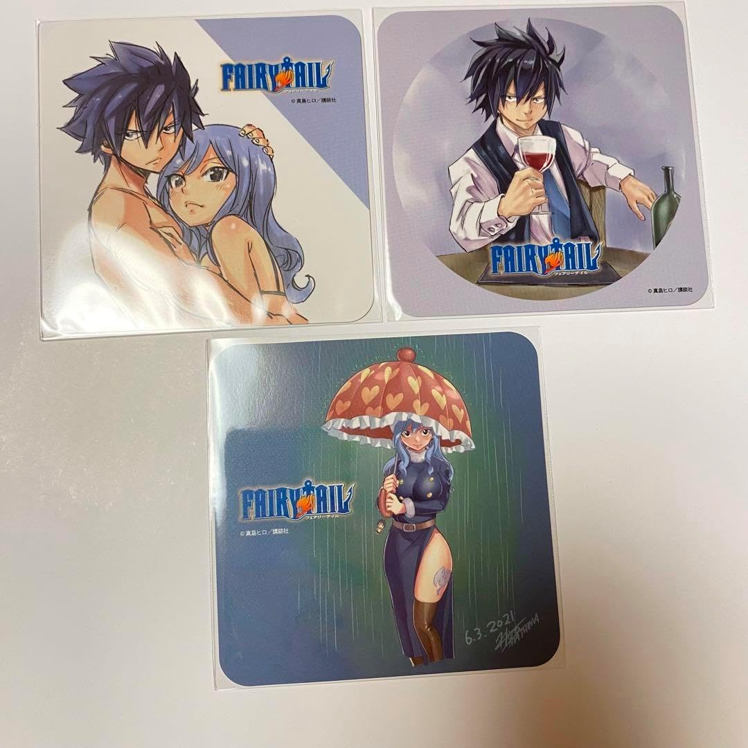 フェアリーテイル プリンセスカフェ コースター ジュビア グレイ