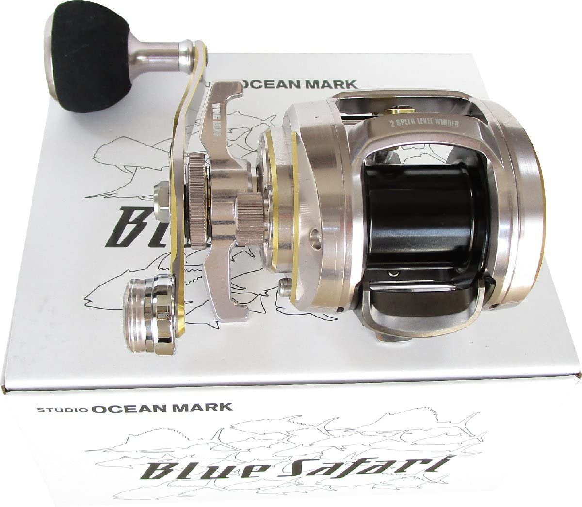 新品未使用　Blue Safari 35 Pw/R-D/S （22）　① Studio Ocean Mark Blue Safari 35Pw/L-D/S (22) Pw Model Left