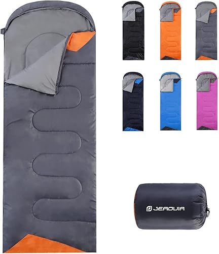 Saco de dormir, para mochila, ligero, impermeable, para clima frío, campamento, senderismo, viajar, cacería, con bolsa de compresión, para adulto y