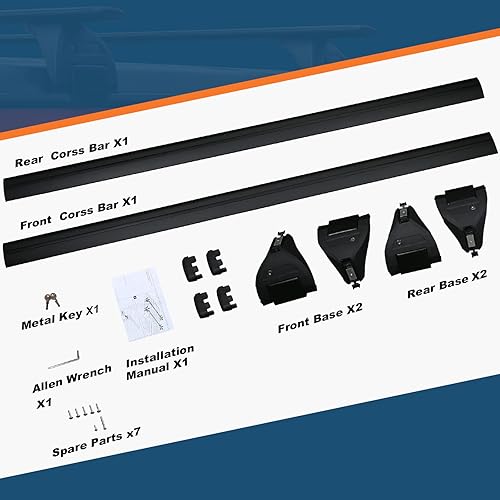 Miniatura 8 de Max Loading - Barras transversales de techo resistentes de 200 libras para Jeep Wrangler JK JL Gladiator JT 2007-2024 con cerradura de metal