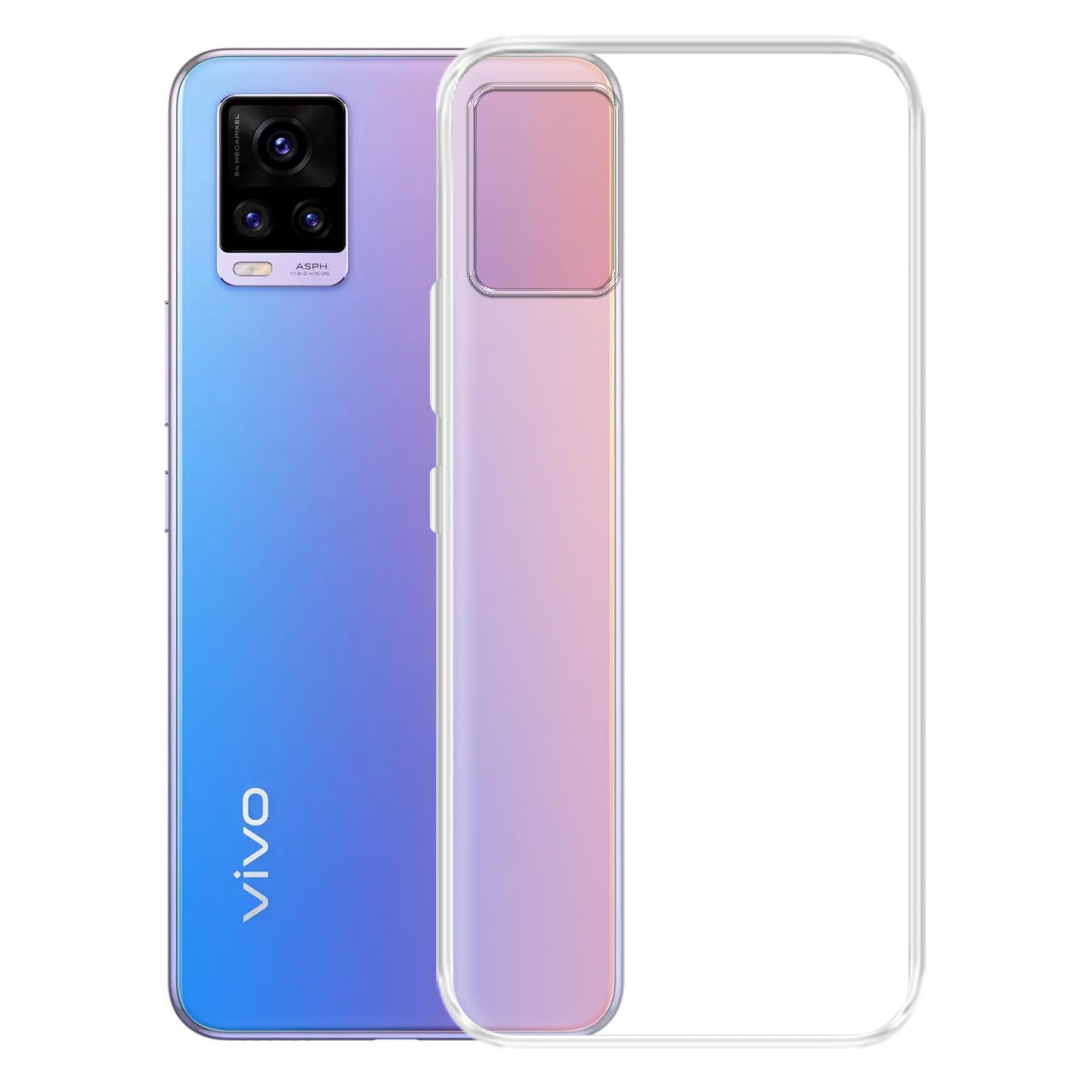 Zapcase Back Case Cover for Vivo V20 | Compatible for Vivo V20 Back Case Cover | 360 Degree Protection | Soft and Flexible (TPU | Transparent) (B0D1MWV4L5) Amazon Price History, Amazon Price Tracker