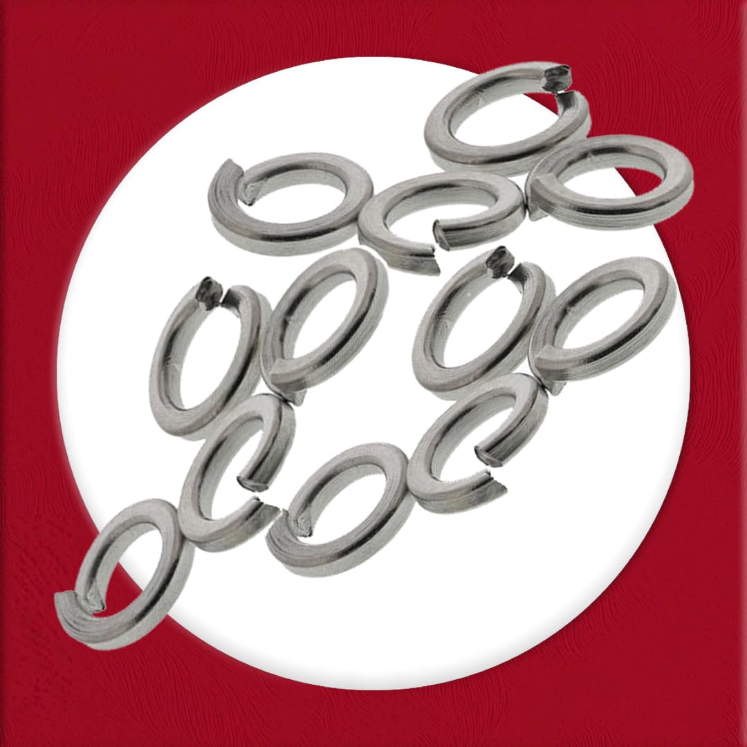 M10 Spring Washers DIN 127 A2 Stainless Steel for M3, M4, M5, M6, M8 and M10 Screws (Pack of 20), M10 / 10mm - Image 3