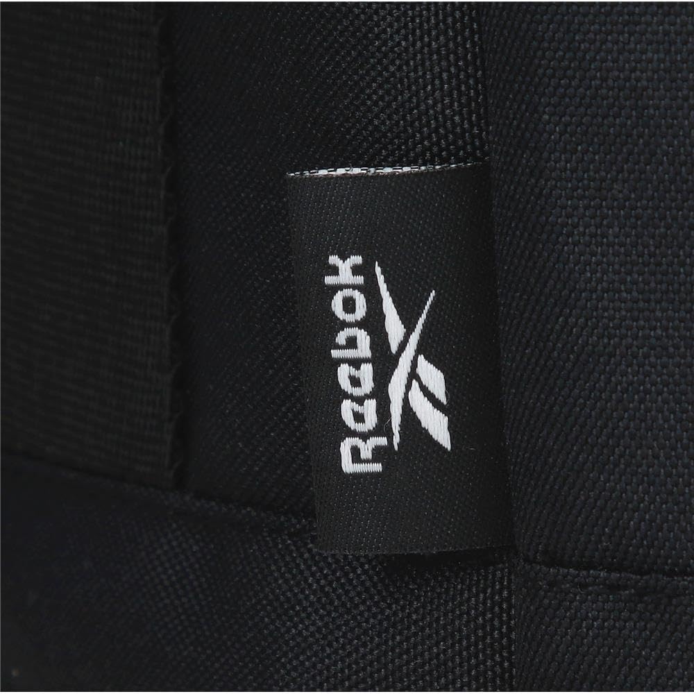 Reebok ONA Podwójny piórnik Czarny 22x10x7 cm Poliester by Joumma Bags, Czarny (Black), Talla única, Podwójne etui
