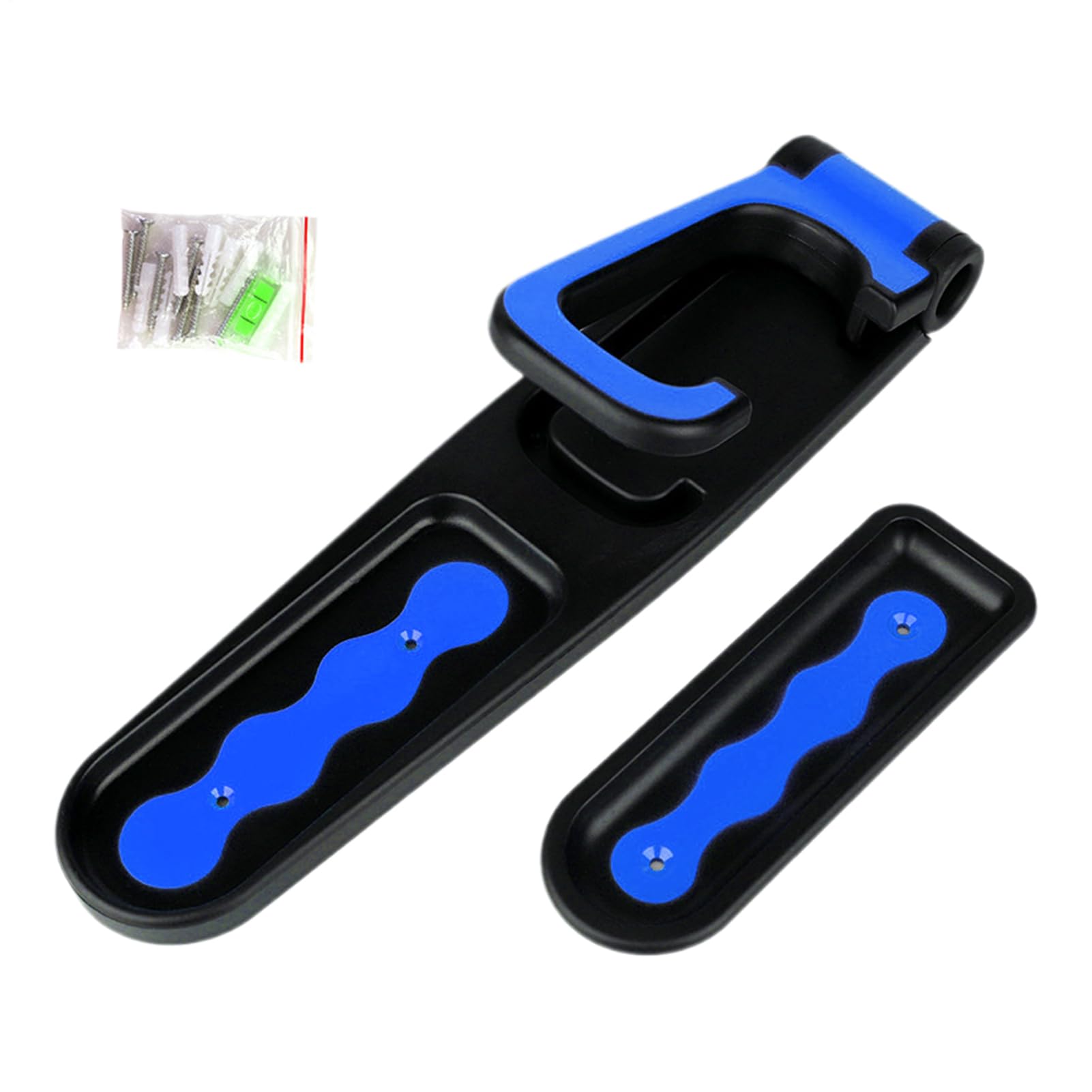 Soporte de almacenamiento para bicicletas con gancho plegable de pared para garaje y casa