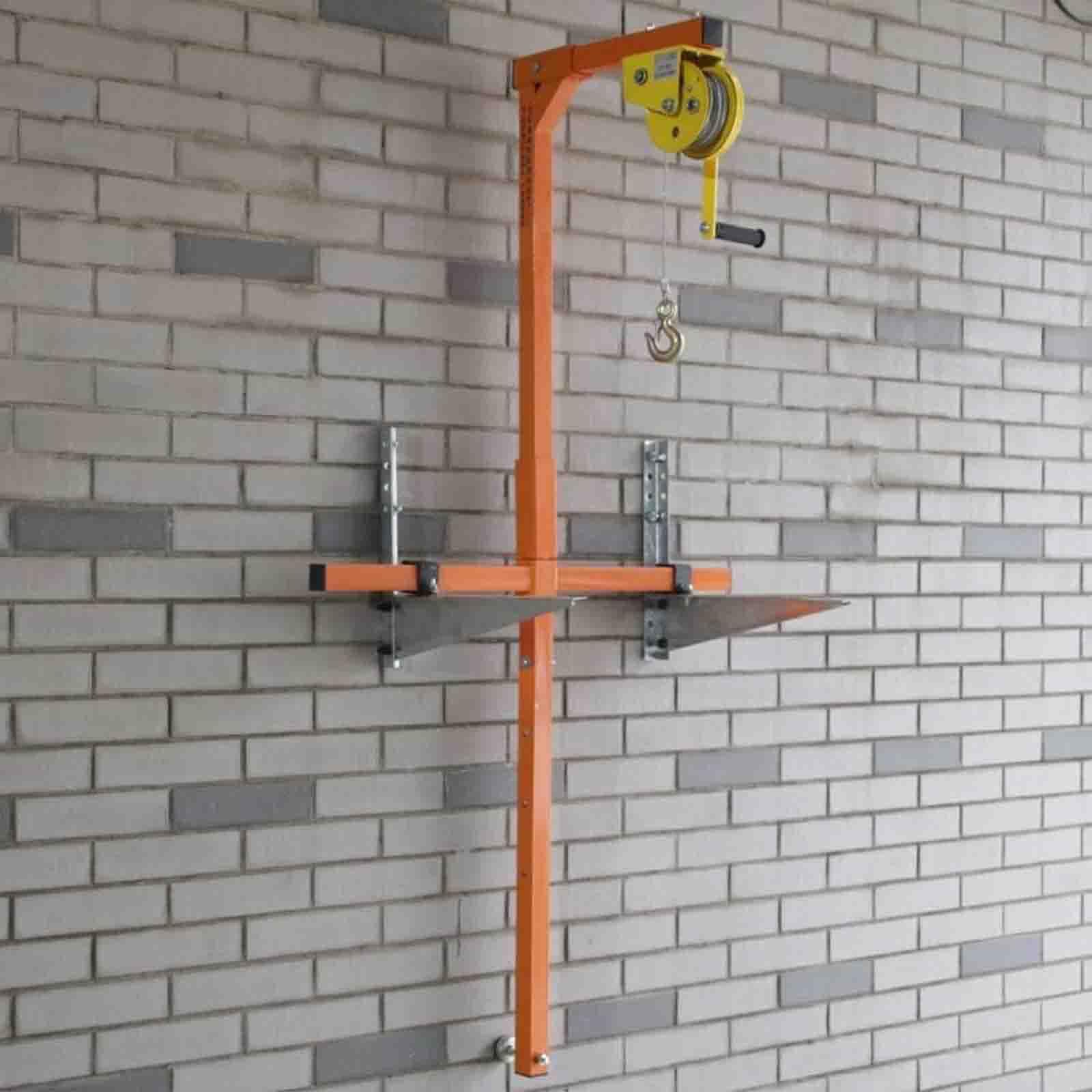 Klimaanlagen-Hebewerkzeug – Installationshalterung für Außeneinheit mit manuellem Seilwinde, Demontage-Hebewerkzeuge, 150 kg Kapazität, 20 m Länge
