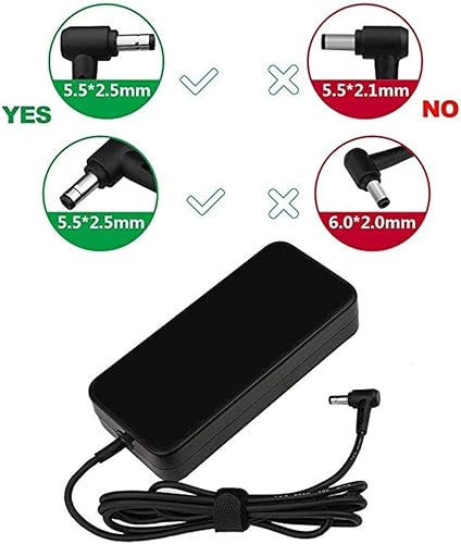 Miniatura 5 de Nuevo cargador de CA 19V 6.32A 120W PA-1121-28 A15-120P1A para Asus ROG GL551J GL552VW GL553V GL752VW GL753VE N550JK N550JX ZX53VW FX53VD G56JK