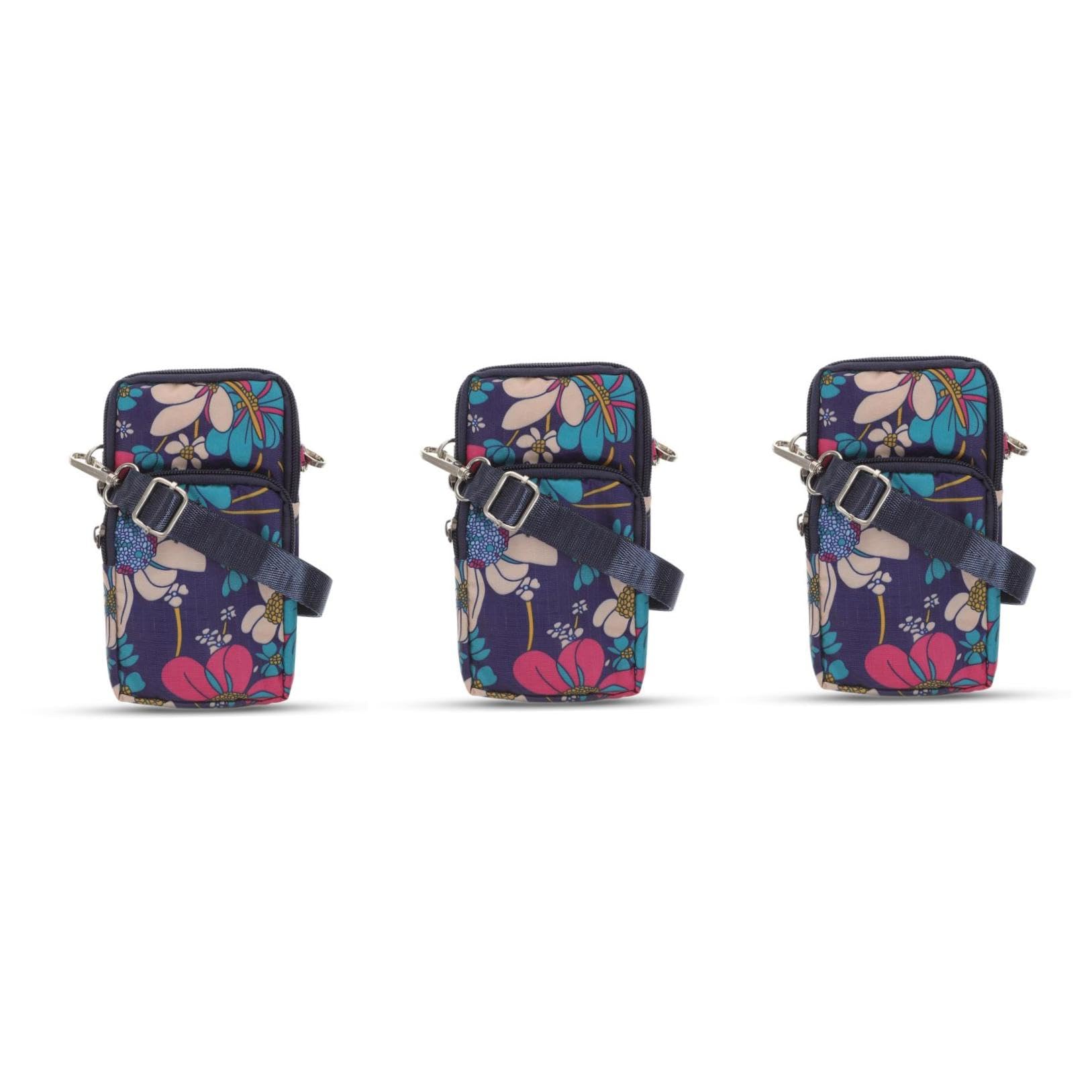 3pezzi Borsa Tracolla Multifunzionale Per Smartphone Da Donna Borsa Con Cinturino Removibile Per Uso Quotidiano Per Shopping e Viaggi
