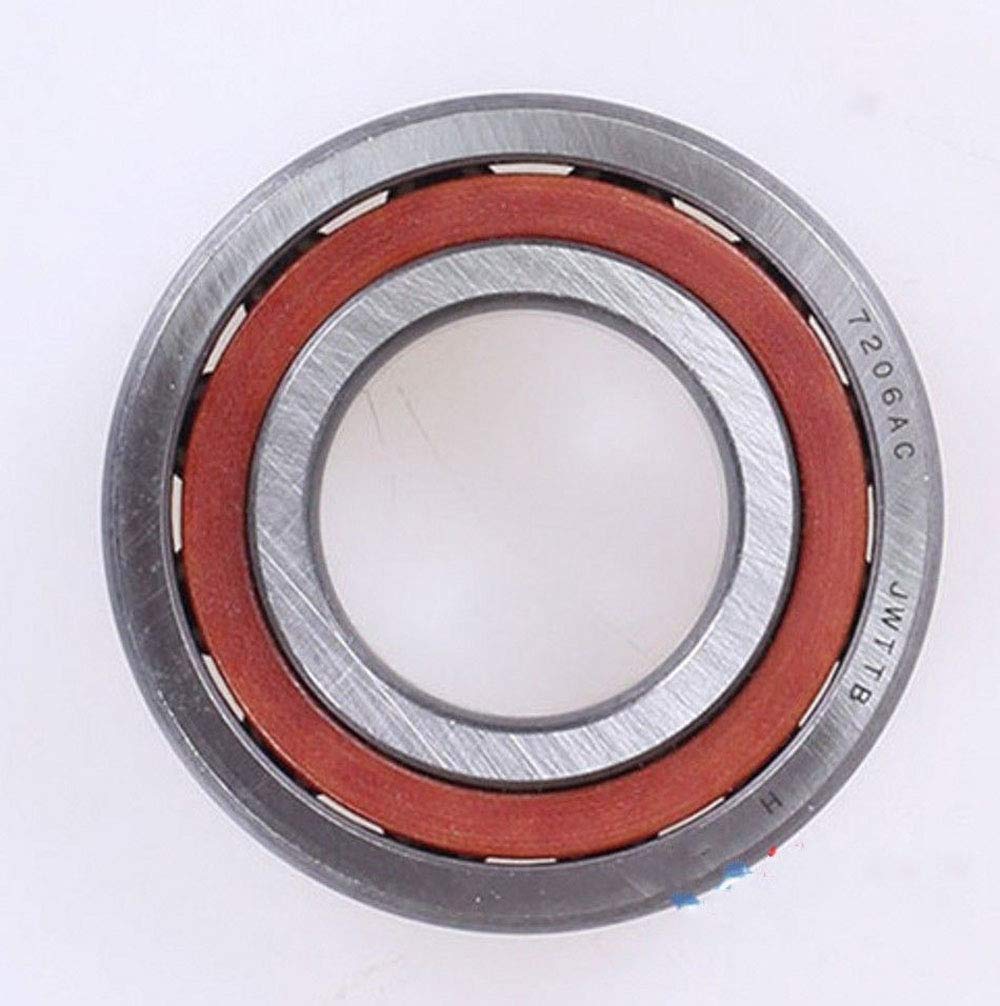 7206AC High Speed Precision Angular Contact Spindle Ball Bearing x 1Pcs (7206AC/7206; Size:30x62x16mm)