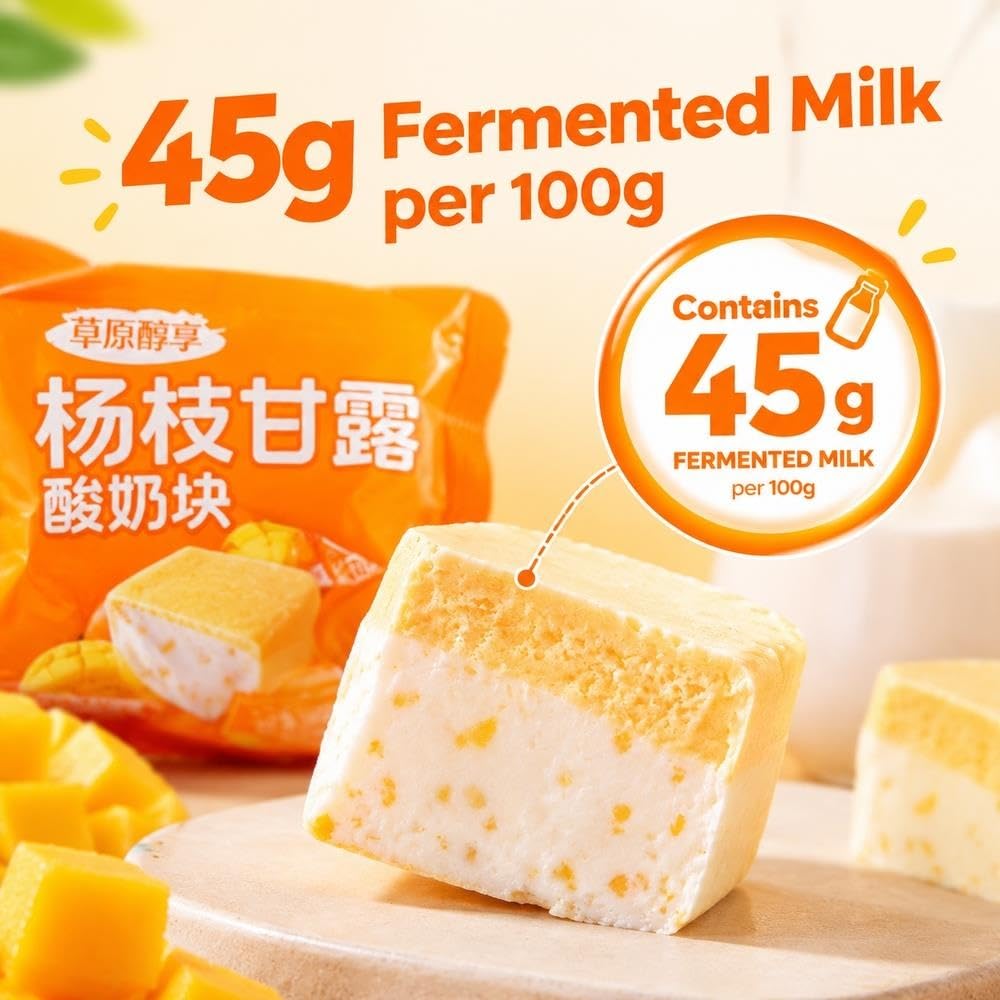 Mango Pomelo Sago Jogurt Bites 250g, Miękkie, Fermentowane Owoce