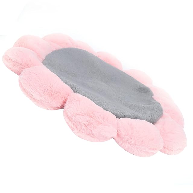 Foto 3 de 8 de Colchoneta para Dormir con Forma de Flor para Mascotas, Alfombrilla para Mascotas, Cojín Tipo Nido