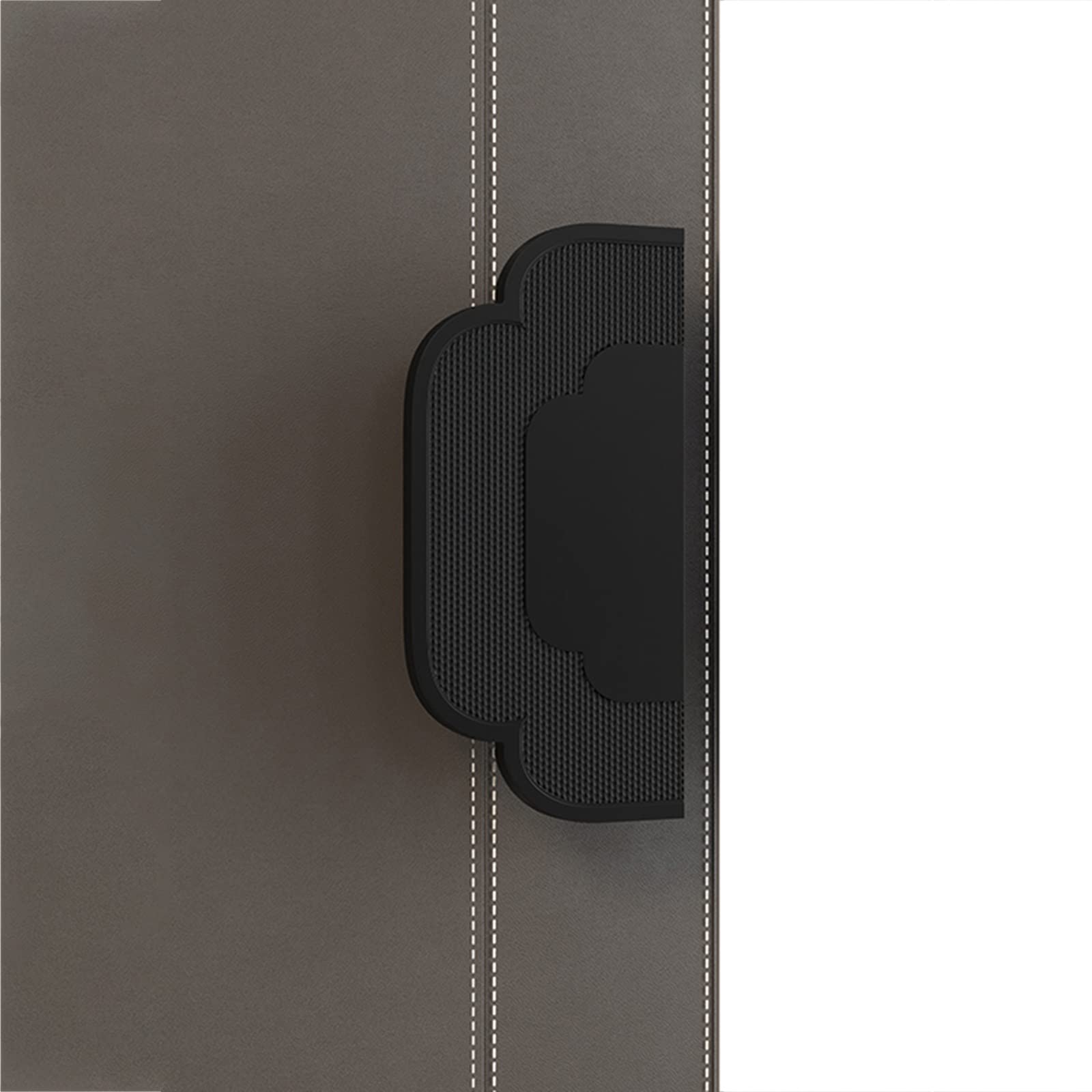 CWCQGH Door Handle Sliding Barn Door Handle Double Sided Door Pull Handle, Aluminum Retro Push Pull Door Handles for Wood/Glass Gate, Heavy Duty Double Side Hardware Set,Black-Length 50cm/19.7in