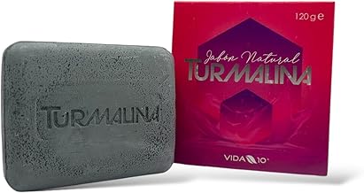 DEMERGY® Natural Tourmaline Soap, Vegan All Skin Types Artisanal Moisturizes, Dry, Flaky Skin, Psoriasis. Facial Cleansing. Fighting Acne, Anti-blemish Smoothing Skin, Eliminates Warts