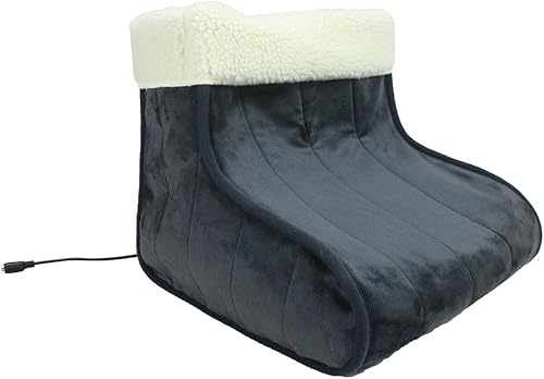 Miniatura 4 de ObboMed MF-2010N - Calentador de pies con calefacción de fibra de carbono infrarrojo lejano  botas  pantuflas, 12 V 20 W, apagado automático