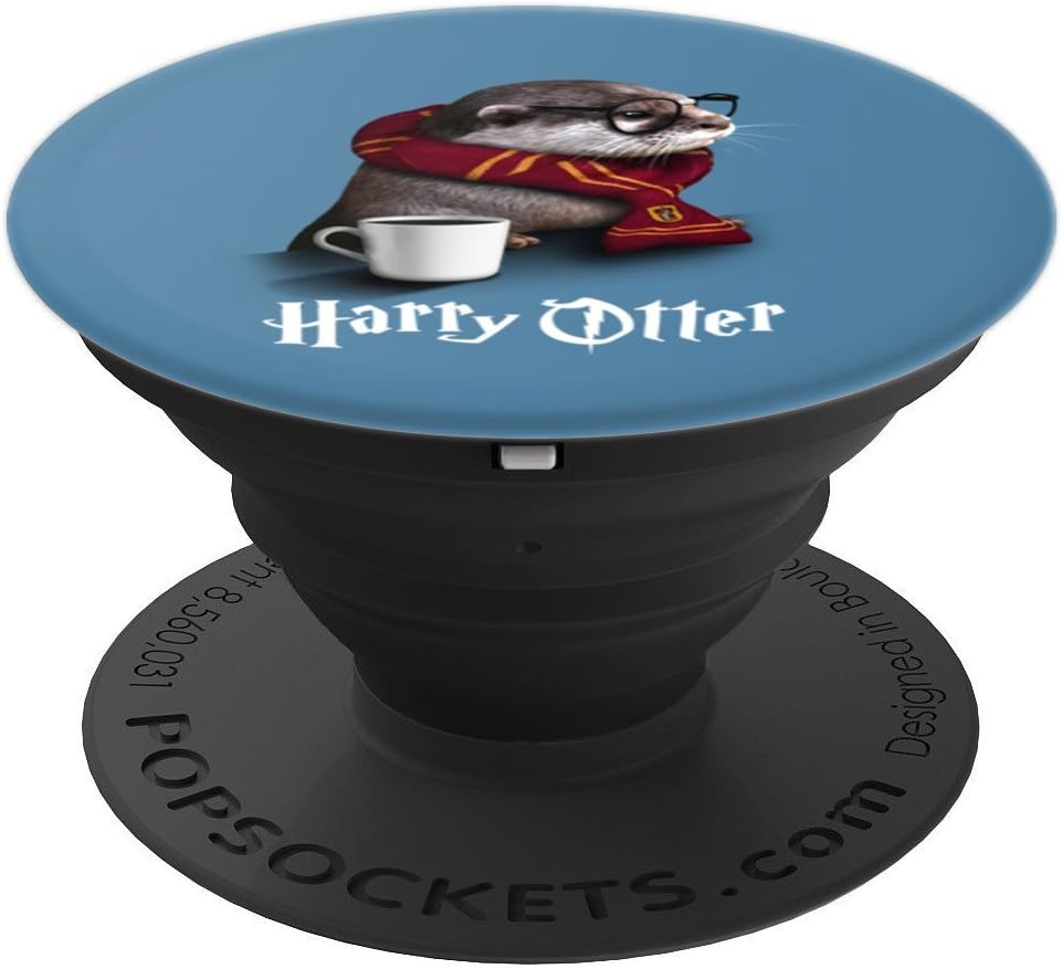 Cute Harry Otter - Funny Otter socket PopSockets PopGrip: Swappable Grip for Phones & Tablets PopSockets Standard PopGrip