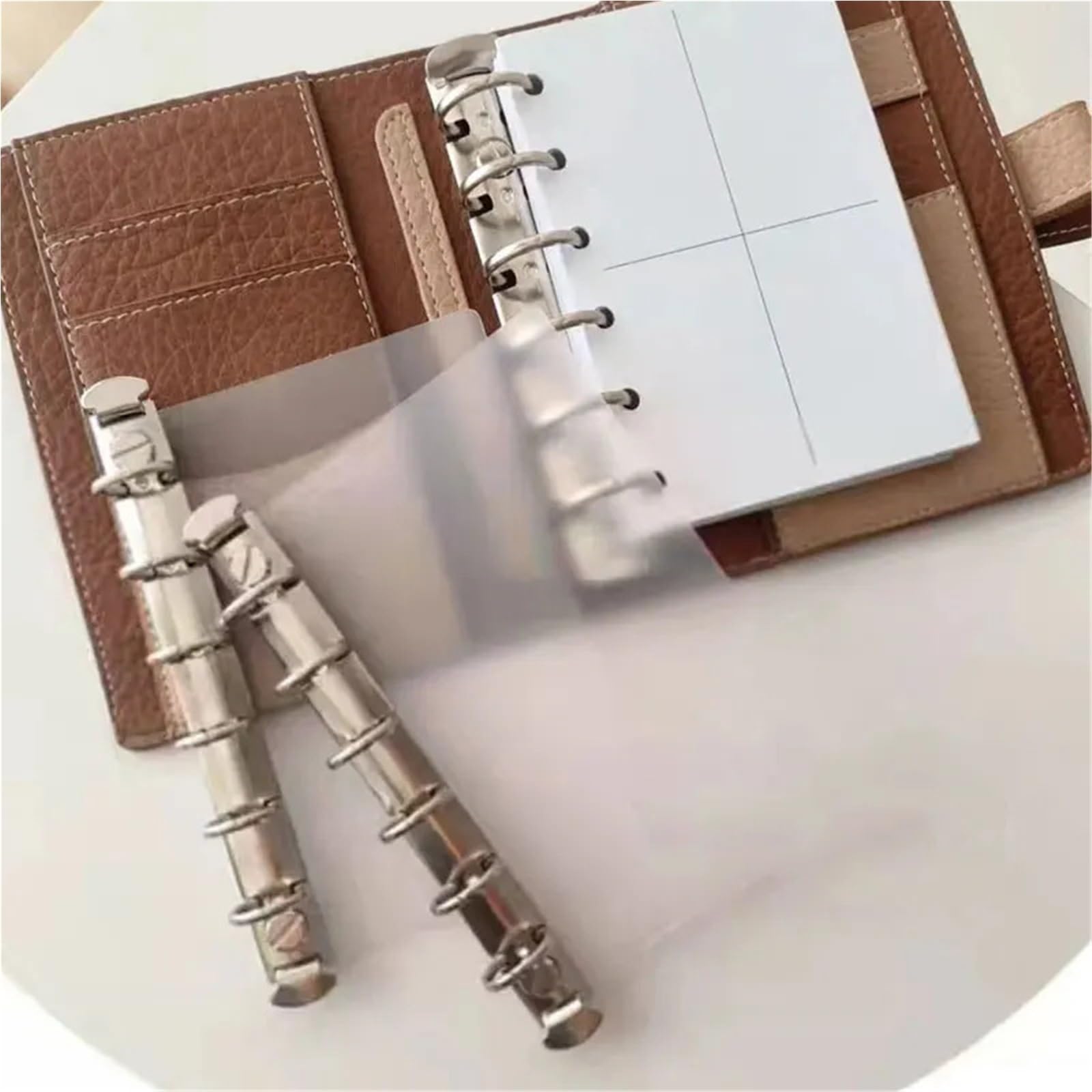 Meccanismo for raccoglitore ad anelli, confezione da 4 clip in metallo for notebook a fogli mobili fai da te | A7