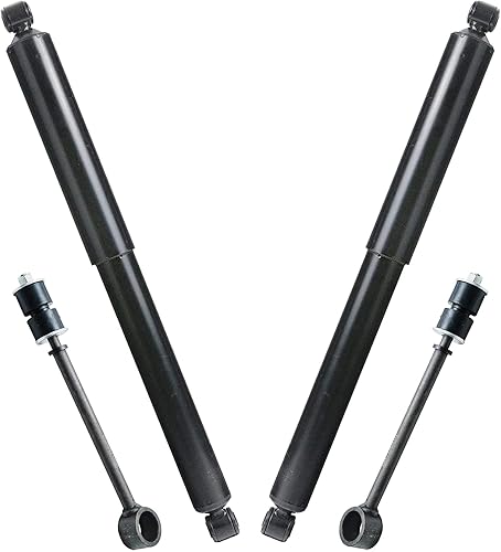 Miniatura 112 de Detroit Axle - Amortiguadores traseros para Chevrolet Equinox GMC Terrain Pontiac Torrent Saturn Vue Suzuki XL-7, 2 Amortiguadores traseros