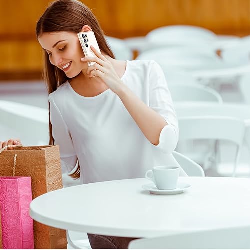 Miniatura 6 de ICEDIO Funda para Samsung Galaxy S23 Ultra, delgada, transparente, con diseños de moda, para niñas y mujeres, funda protectora duradera y resistente