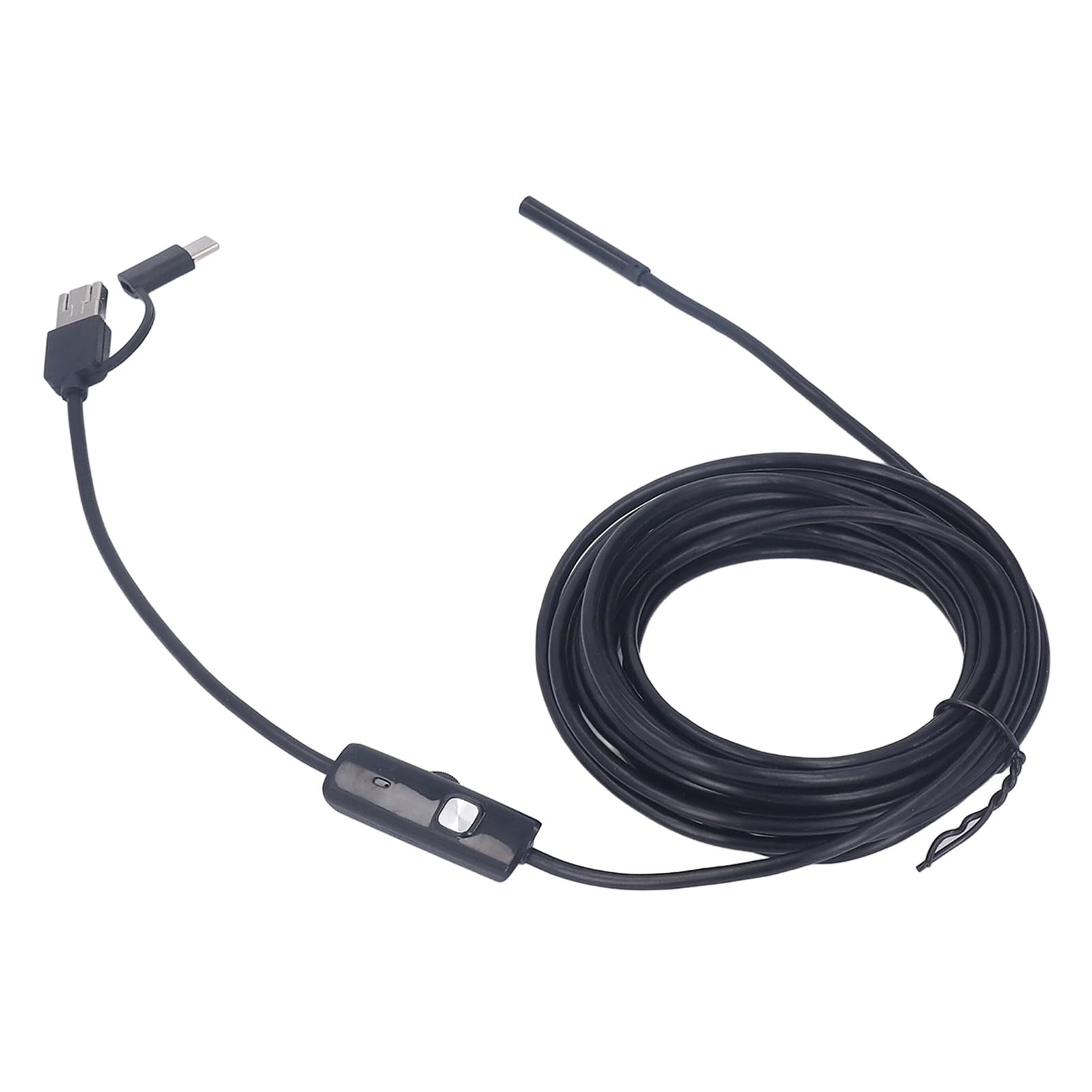 lyrlody Bezprzewodowy endoskop, wodoszczelna kamera inspekcyjna WiFi do smartfonów z systemem Android i iOS, kabel 3,5 m