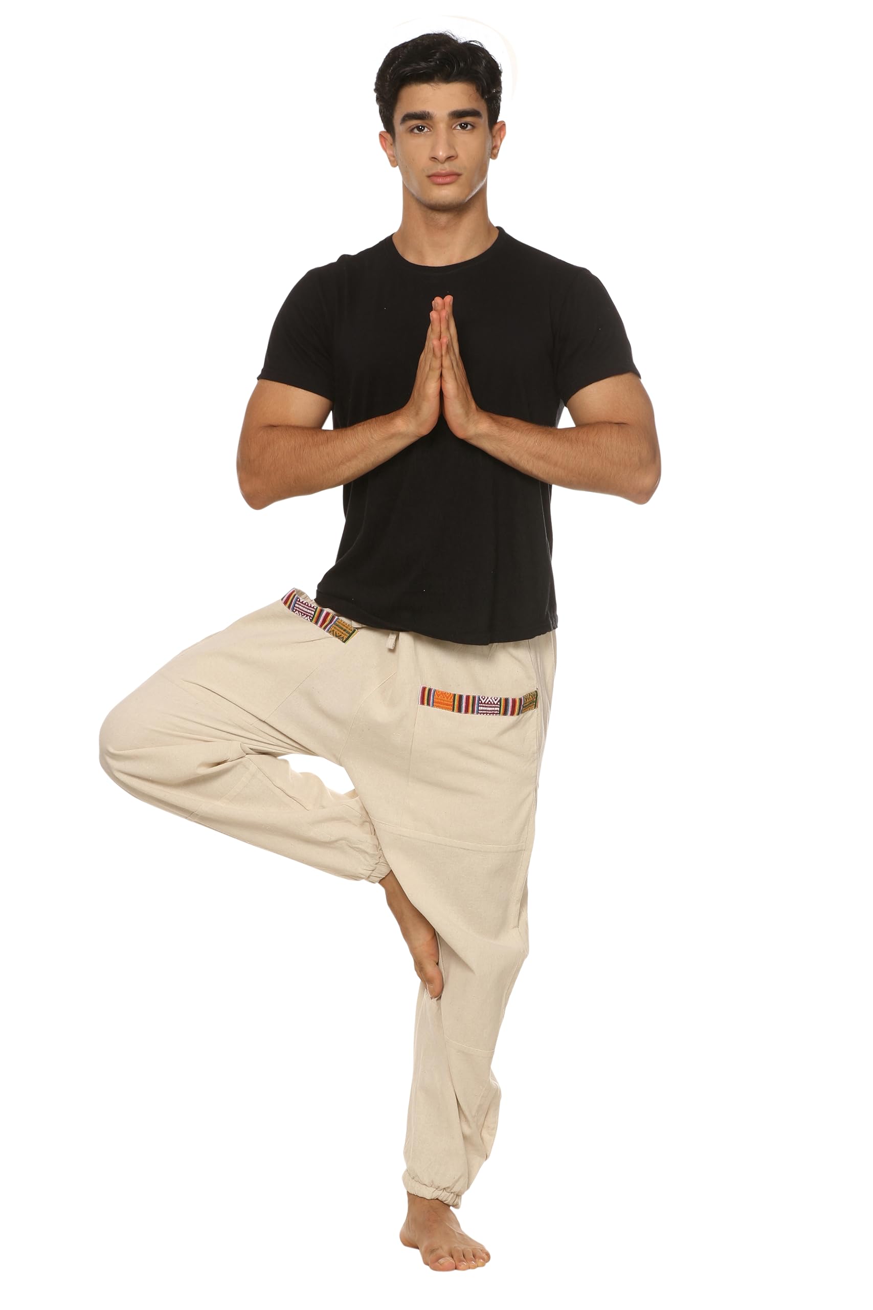aatman One Size Men's Eco-Friendly Cotton Hopper Pyjama | Fits Waist Size 26 to 38 Inches-picture-18