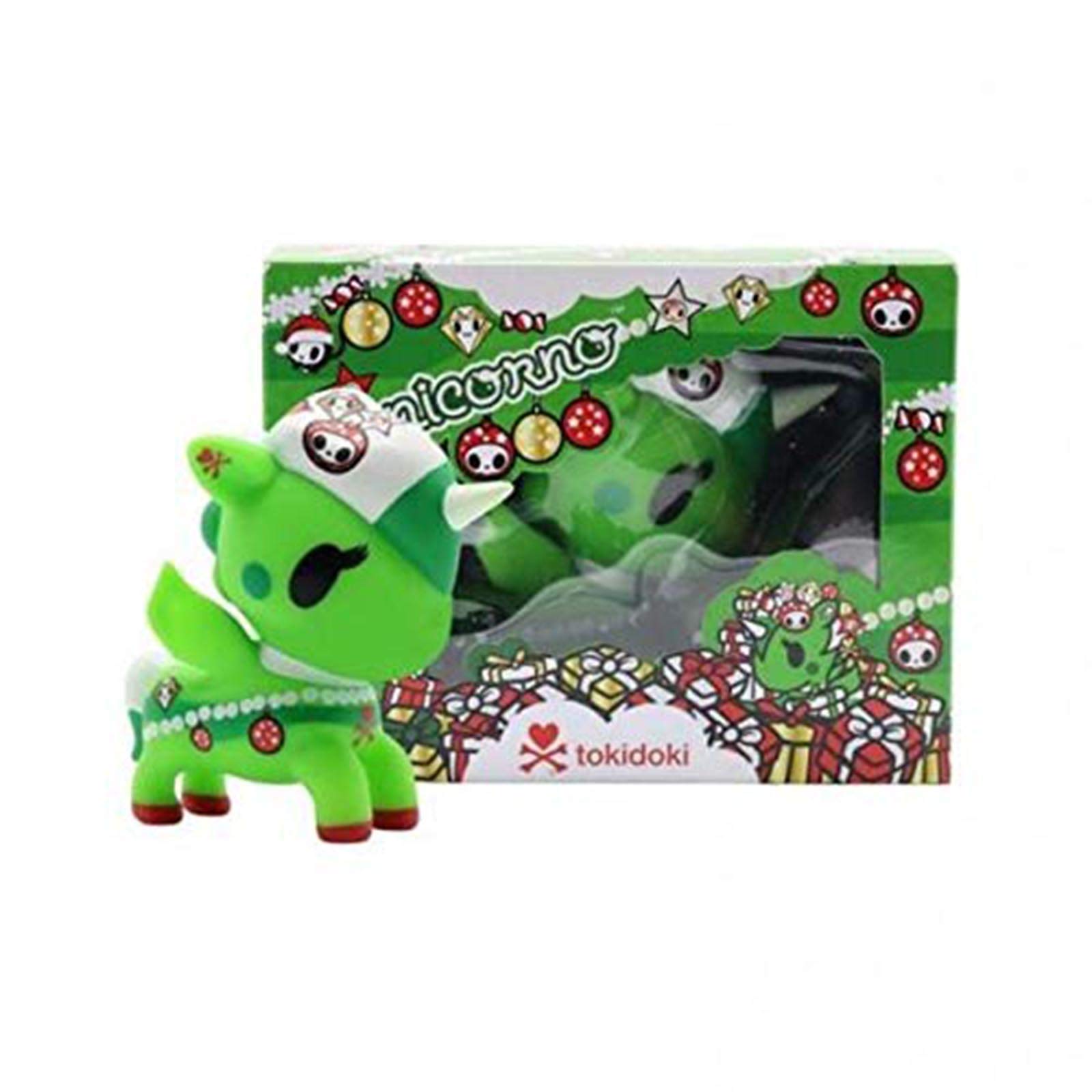 Tokidoki Green Unicorno Holiday 2018 Vinyl Figure