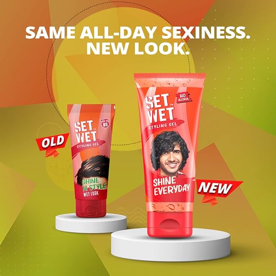 Set Wet Style Hair Gel Wet Look 50 ml