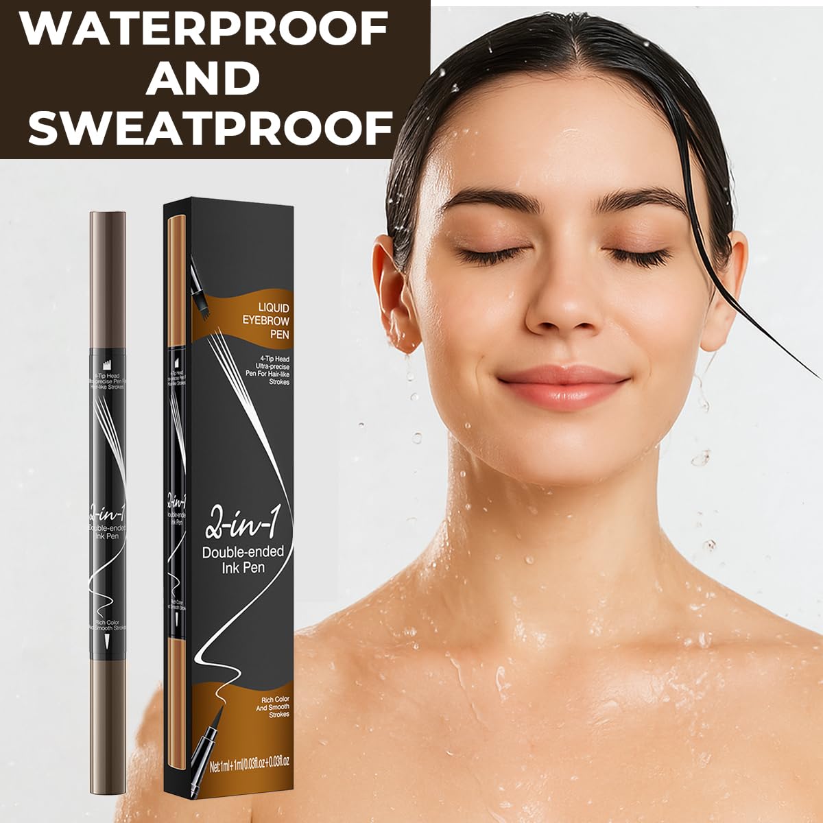 LAXISCREED 2-in-1 Eyebrow Pencil & Eyeliner - Image 2