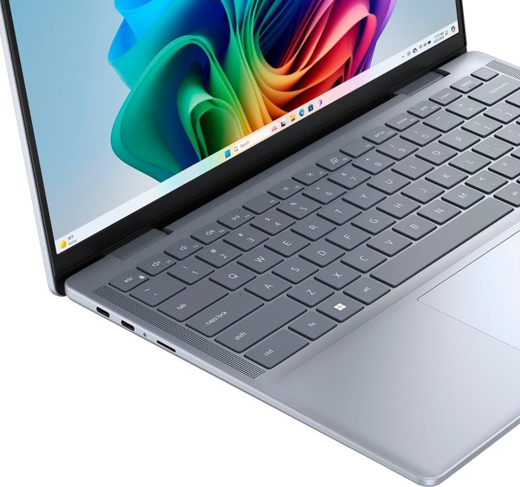 Dell 2025 Inspiron 14 Plus AI PC Laptop 14.0" Touchscreen IPS WQXGA 400 Nits Display (Snapdragon X Plus X1P-64-100, 16GB LPDDR5X, 2TB PCIe SSD, Qualcomm Adreno, Backlit KB, Fingerprint, Win11P)