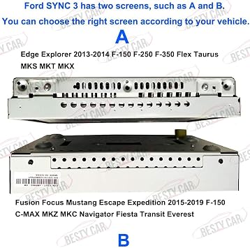 Complete SYNC 2 to SYNC 3 Upgrade Kit fits for Ford Lincoln 8 Inch Capacitive Touchscreen SYNC 3 APIM Module USB Interface Module w/Carplay SYNC 3.4 Software Version NA 222 MAP