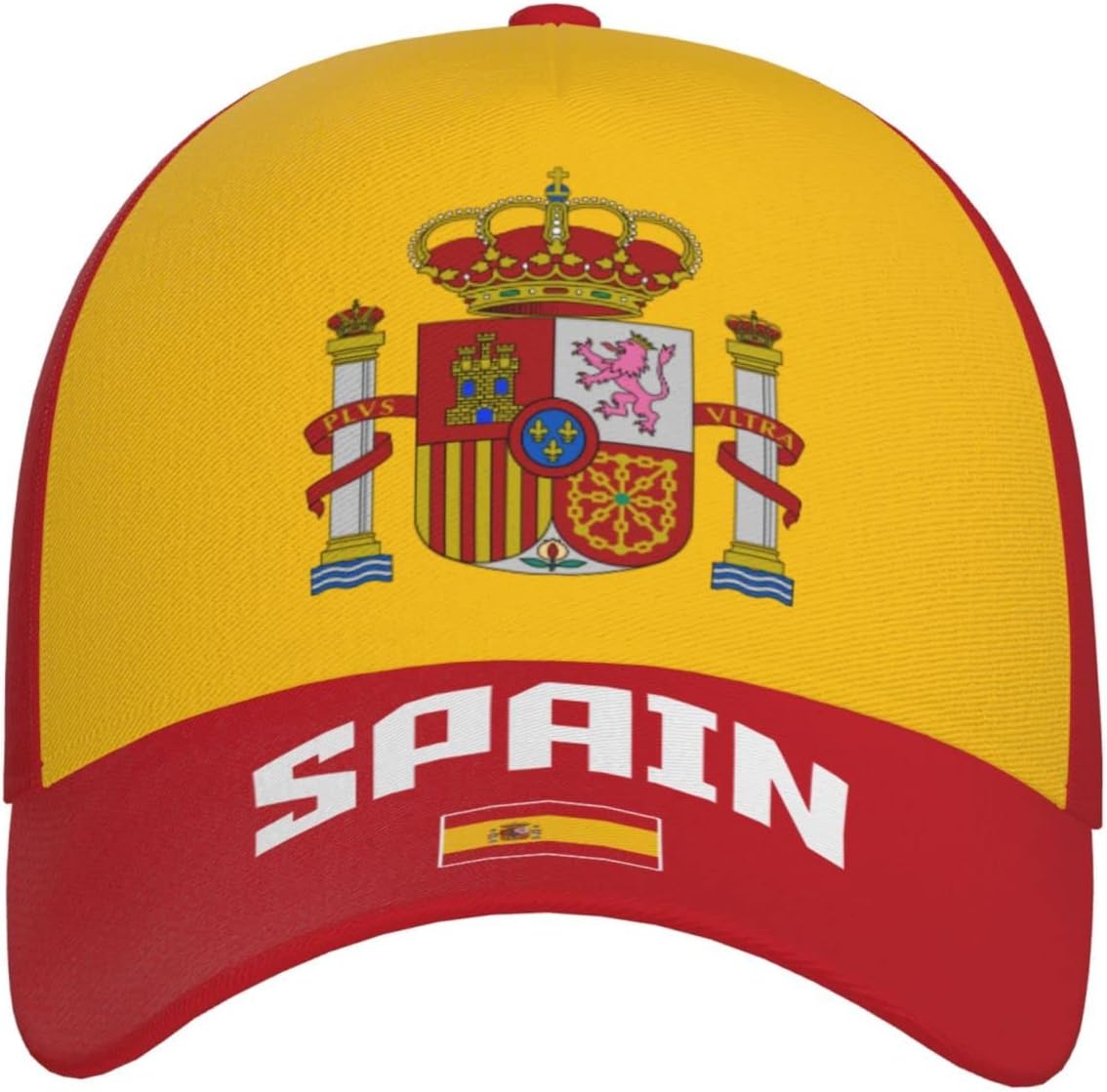 Spain Flag Cool Spanish Baseball Cap 3D Full Print Adult Unisex Adjustable Hat Soccer Patriotic Caps - Image 2