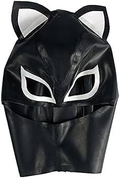 ラバーマスク 全頭マスク ブラック XL ラテックス コスプレ ラバーマスク ブラック Lサイズ 全頭マスク ラテックス